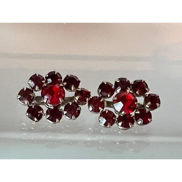 Vintage Ruby Red Scatter Pins (2) - Picture 1 of 7
